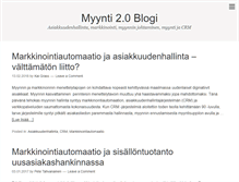 Tablet Screenshot of myynti20.fi